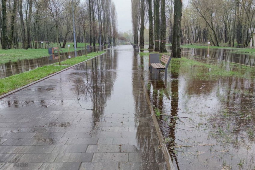 У Києві стався різкий спад водопілля