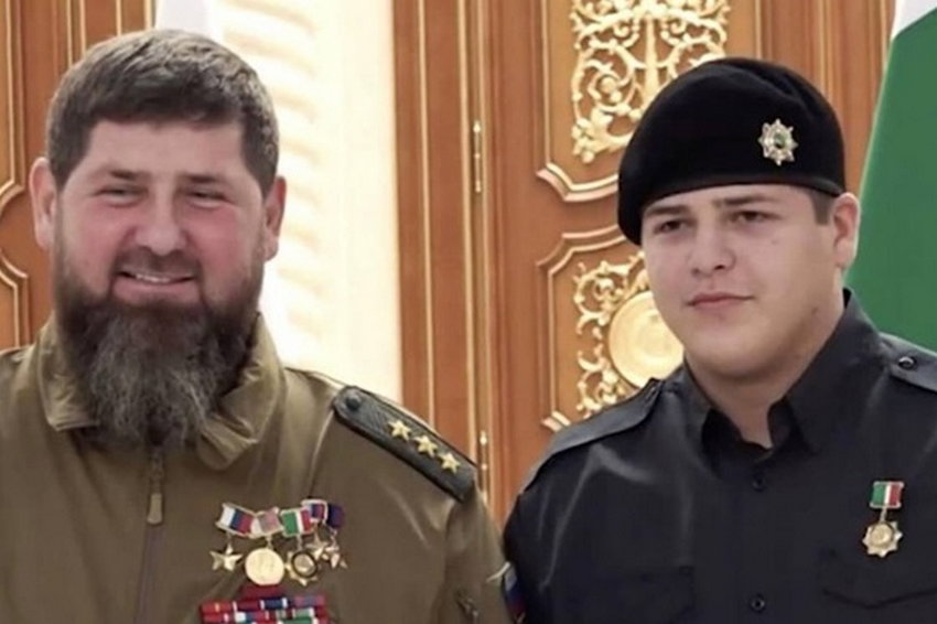 Неповнолітній син Кадирова отримав чергову нагороду після побиття чоловіка