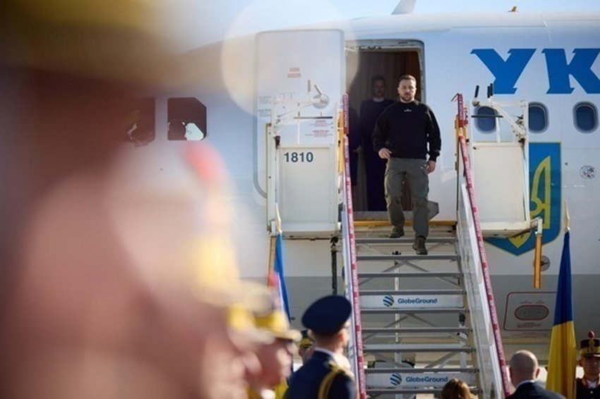 Зеленський прибув з візитом до Литви