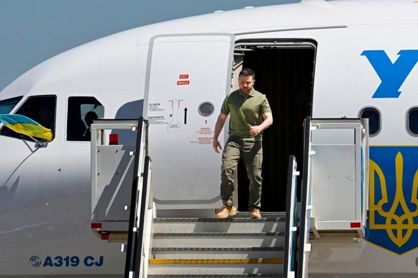 Зеленський прибув з важливим візитом до Стокгольма