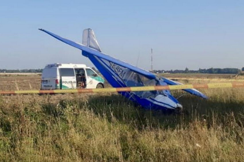 У Литві впав літак, один з пілотів був п'яний