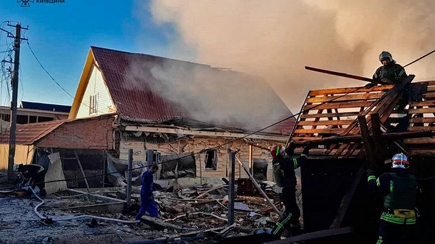 Атака дронів: на Київщині є пошкодження